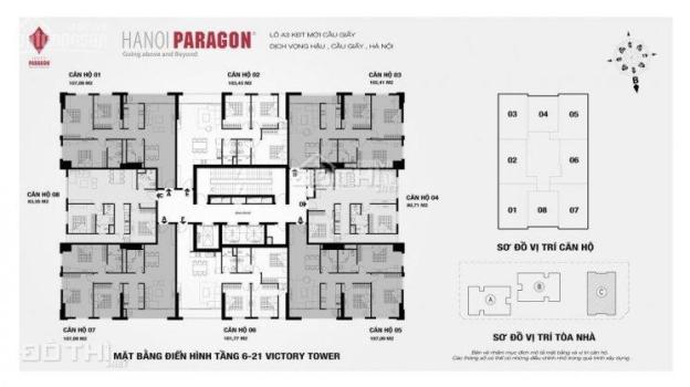 Chủ đầu tư nhận đặt chỗ, mở bán tòa đẹp nhất tòa Victoria Tower dự án Hà Nội Paragon. LH 0942189988 7962567