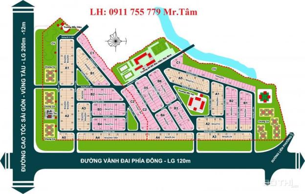 Chu bán đất KDC Địa Ốc 3 - Khang An, DT: 144m2, giá 21.5 tr/m2. Cam kết giá tốt nhất 7977639