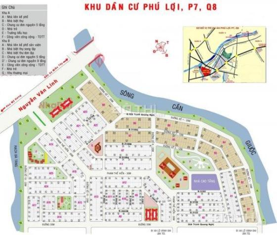 Bán gấp 2 lô đất sổ đỏ cá nhân trong KDC Phú Lợi, 5x20m, giá 2,3 tỷ và 4x20m giá 1,9 tỷ 7987470