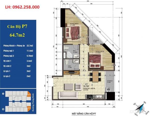 Danh sách các căn hộ bán tại dự án Central Field 219 Trung Kính, MS Bảo Anh 0962.258.000 7987615