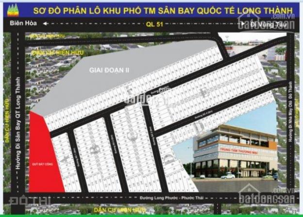 Bán đất nền dự án tại dự án Long Thành Center, Long Thành, Đồng Nai diện tích 125m2 giá 390tr 7988118