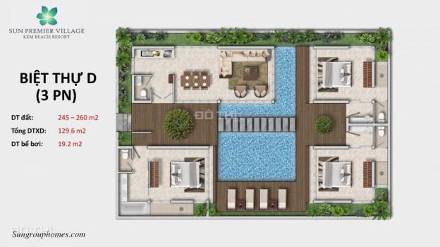 Biệt thự Bãi Khem Phú Quốc Sun Premier Village Kem Beach Resort giá 15.5 tỷ mua ngay chỉ còn 5.8 tỷ 7989697