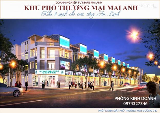 Bán nhà mặt phố tại dự án khu phố thương mại Mai Anh, Trảng Bàng, Tây Ninh, dt 110m2 giá 3,5 tỷ 7998518