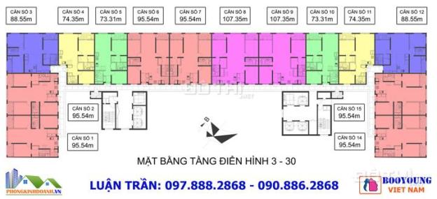 Bán chung cư quốc tế Booyung Vina, P.Mỗ Lao, Hà Đông, Hà Nội 8002779