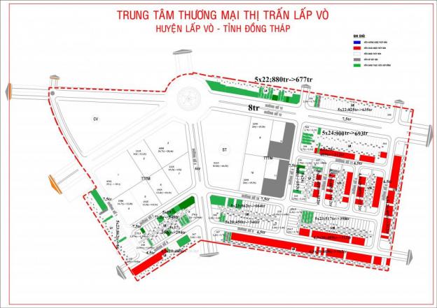 Bán đất nền dự án tại đường Nguyễn Huệ, Lấp Vò, Đồng Tháp, giá 294 triệu 8097458