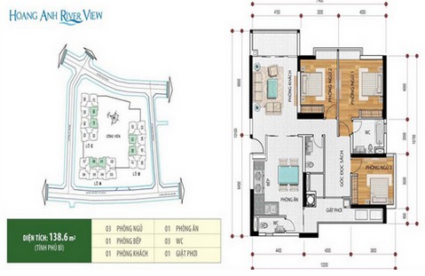 Bán căn hộ Hoàng Anh Gia Lai Q2, DT 138m2, căn 3PN, giá 3.1 tỷ rẻ nhất Thảo Điền Q2. 0902.523.396 8088204