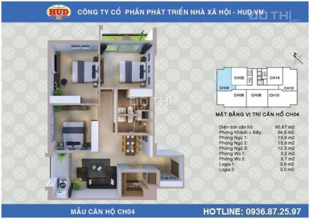 Mua căn hộ chung cư A1CT2 Tây Nam Linh Đàm, ký hợp đồng trực tiếp chủ đầu tư HUD, nhận nhà ở ngay 8057664