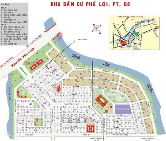 Giảm giá 10% đất nền tại kdc Phú Lợi Hai Thành, P7, Q8. Lh: Công ty bđs Thiện An (kdc Phú Lợi) 8098153