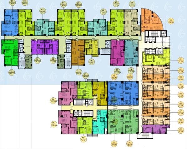 Bán chung cư Hồ Gươm Plaza giá 1,5 tỷ, căn 60,7m2 đến 146m2. LH 0961586899 8187942