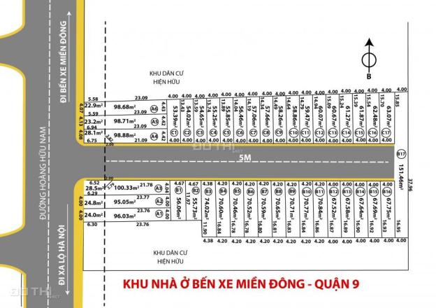 Bán 2 lô đất mặt tiền Hoàng Hữu Nam giá rẻ hơn thị trường: 98,7m2, 5,4 tỷ, 62 m2, 1,9 tỷ nhanh tay 8108532