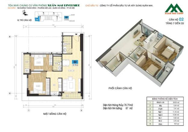 Bán căn hộ chung cư tại Phường Mỗ Lao, Hà Đông, Hà Nội 8211799