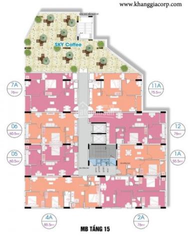 Bán căn hộ Khang Gia Quận 8, ngay chân cầu Chánh Hưng 75,5m2, 2PN, 2WC, giá 1,45 tỷ 8217280