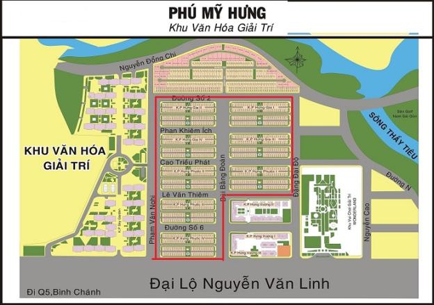 Nhà phố Hưng Phước 1 Phú Mỹ Hưng Cần bán- Có hầm và thang máy LH: 0911857839- Tùng 8259727