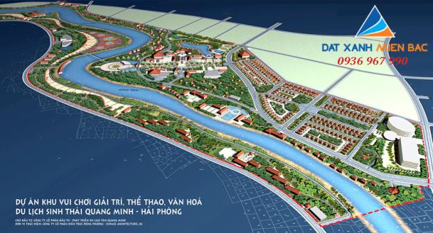 Bán lô đất nền biệt thự khu đô thị Quang Minh Thủy Nguyên, 12tr/m2, 0934 338 111. 8309768