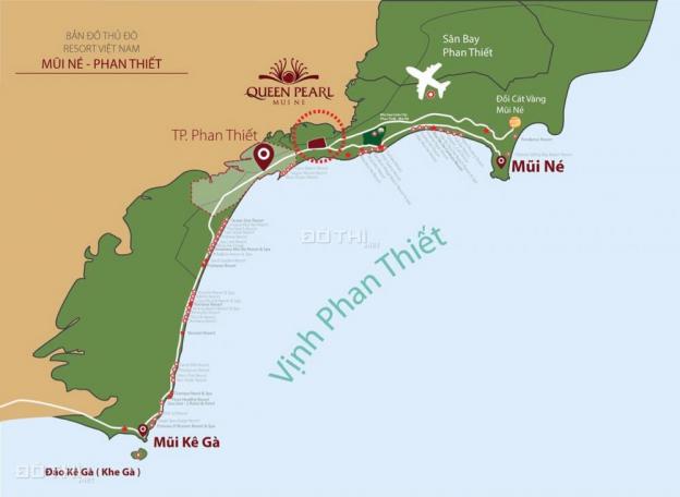 Bán đất tại Queen Pearl, Phan Thiết, Bình Thuận, diện tích 100m2, giá 760triệu 8339303