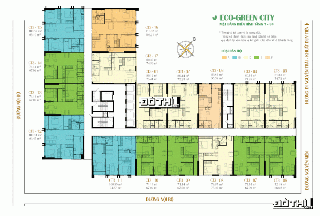 CC bán cắt lỗ gấp 2 CH Eco Green City, 15-06(67m2) và 1812(93,82m2), giá 24 tr/m2, 0965 490 578 8342290