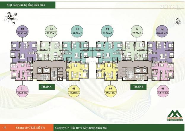 Bán căn góc 1002 (86.43m2) tòa CT2E VOV Mễ Trì, giá 26tr/m2, 0906.299.628 – Cắt lỗ 8350894