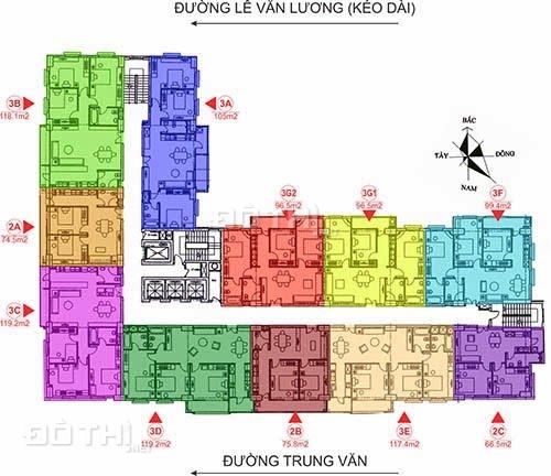 Tôi cần cho thuê chung cư Intracom Trung Văn, căn góc 118m2 có tủ bếp giá 7 triệu/tháng 8261128