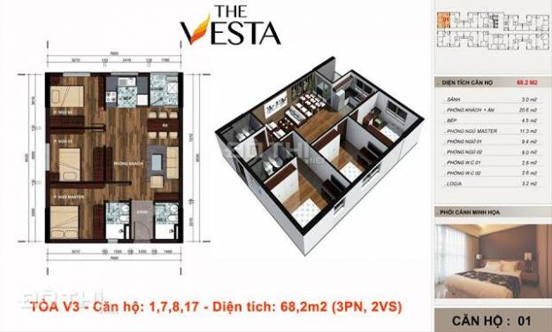 Sàn Hải Phát - Phân phối căn hộ chung cư V3 The Vesta Phú Lãm, Hà Đông 8374406