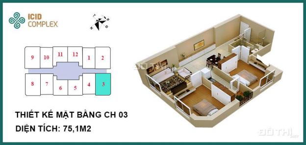 Hot sắp khai trương căn hộ mẫu ICID Complex Hà Đông, LS 0%, ân hạn nợ gốc 1 năm. LH: 0963.171.931 8375543