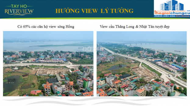 Bán căn hộ chung cư tại dự án Tây Hồ River View, Tây Hồ, Hà Nội, diện tích 64m2, giá 24 triệu/m² 8394969