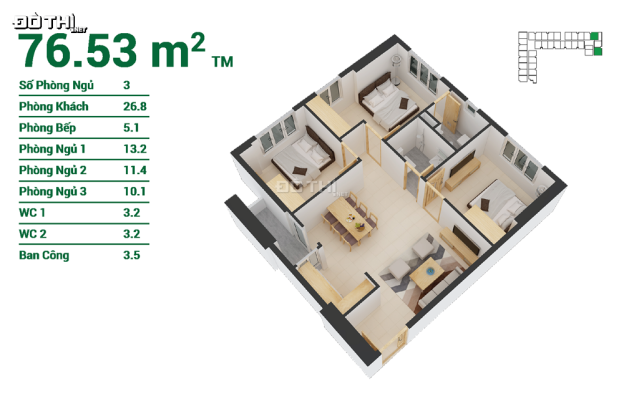 Căn hộ Zen Tower quận 12 chính thức nhận đặt mua căn hộ nhà ở xã hội giá 14,9tr/m2 8397728