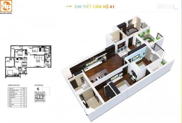 Bán căn hộ chung cư tại dự án HPC Landmark 105, Hà Đông, Hà Nội giá 22 triệu/m² 8398608