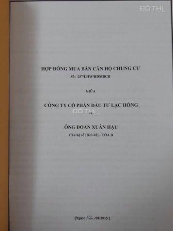 Bán gấp CHCC 76,6m2 tầng 23 tòa nhà Lạc Hồng, Tây Hồ. Giá 25.5 tr/m2(đã xong thô) 8399653