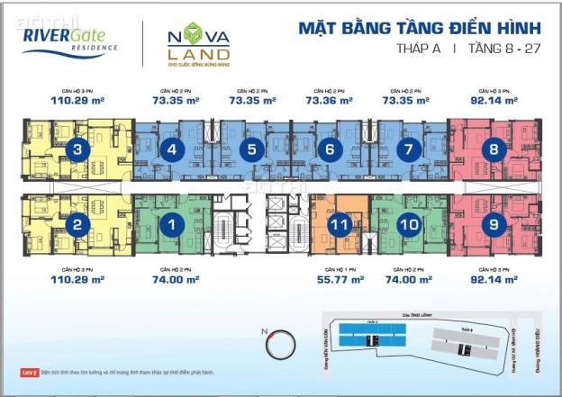 Bán rẻ dự án CH River Gate 1PN: 1.4 tỷ, 1+1PN: 2.85 tỷ, 2PN: 3.8 tỷ, 3PN: 4.8 tỷ. LH 0916.020.270 8415908