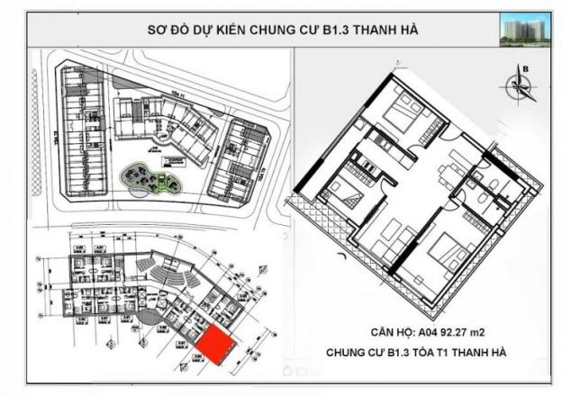 Bán chung cư B1.3 T1, T2, T3 Thanh Hà nhận đặt chỗ ngay. LH: 0963015010 8528757