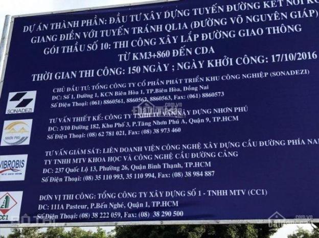 Đất thổ cư Tam Phước, Biên Hòa, giá chỉ 300 triệu/nền. Gần cổng chính khu công nghiệp 8461893