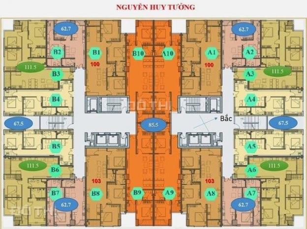 Chính chủ bán căn hộ chung cư Mỹ Sơn 62 Nguyễn Huy Tưởng 8500202