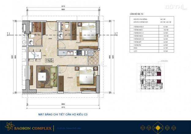 Chung cư CC Bảo Sơn TP Vinh - Vị trí vàng - Giá tận gốc - Ưu đãi lớn - LH: 094.737.7890 8501638