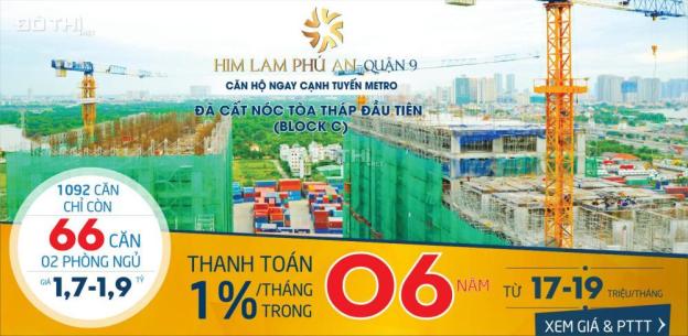 Chính chủ, cần sang lại căn hộ D13-06 Him Lam Phú An (căn góc view đẹp, hướng ga Metro) 8237346