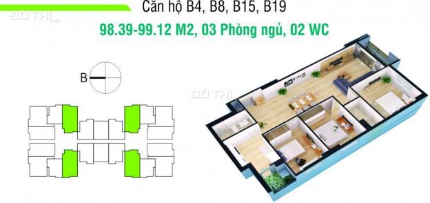 Nhượng suất ngoại giao chưa vào HĐMB Sky Central 176 Định Công 8510301