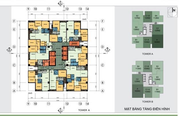 Bán chung cư N04T2 Ngoại Giao Đoàn, căn 95m2, nhận nhà ngay. LH 0986.329.050 8671139