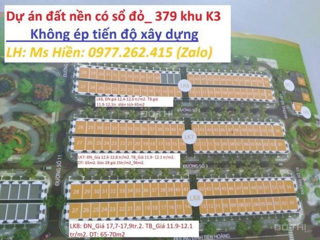 Lô góc Đông Nam, đường 20,5m, cạnh trung tâm thương mại, công viên, sổ đỏ trao tay 65m2 8141350