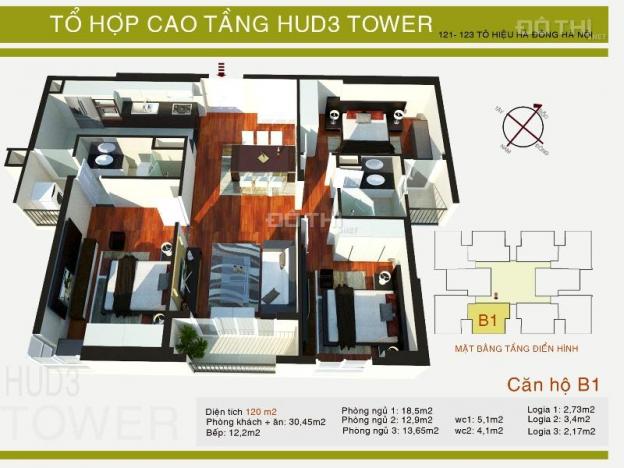 Bán CHCC tại Dự án HUD3 Tower, Tô Hiệu, Hà Đông, Hà Nội 8545700