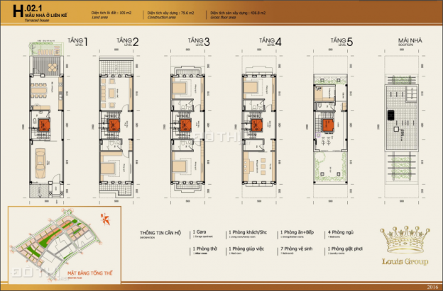 Bán liền kề Louis City Đại Mỗ, suất ngoại giao, liền kề Louis City Đại Mỗ, giá siêu rẻ 8548129