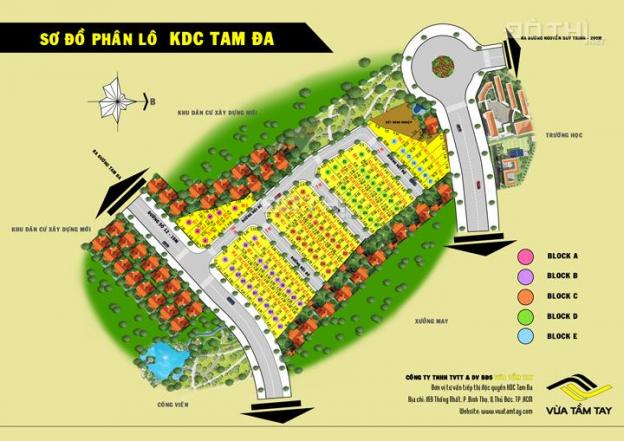 Bán đất mặt tiền đường Tam Đa - quận 9 - Đúng diện tích. Giá rẻ 8558295