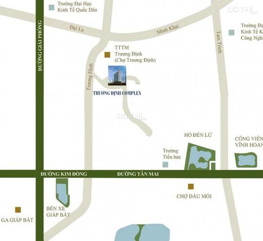 Bán căn hộ 3PN, DT 102m2, đầy đủ nội thất gần TTTM chợ Mơ, ngay trung tâm quận Hai Bà Trưng 8635451