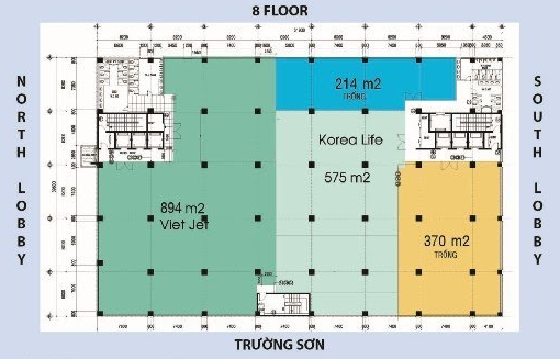 Văn phòng cho thuê tại tòa nhà, C.T Plaza Trường Sơn, giá cho thuê 315 nghìn/m2/tháng 8745264