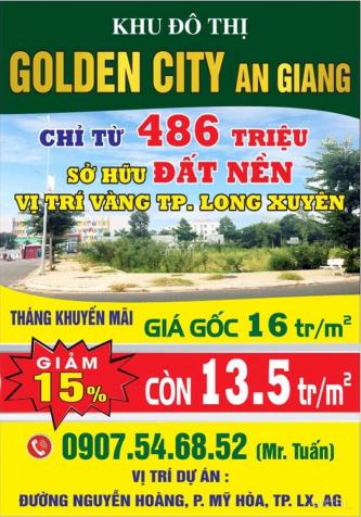 Đất nền vị trí đẹp giá hot nhất thị trường - kđt Golden City An Giang 8161044