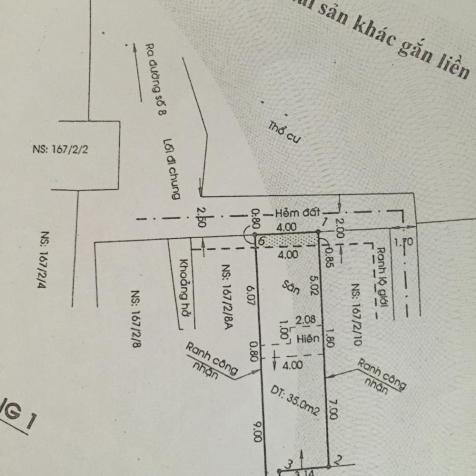 Bán đất thổ cư đường 8, phường Linh Xuân, Thủ Đức, Hồ Chí Minh, diện tích 60m2, giá 1,32 tỷ 9063440
