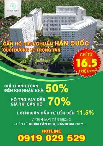 Bán căn hộ chung cư tại dự án Green Park Bình Tân, Bình Tân, diện tích 68m2, giá 1 tỷ 8815815