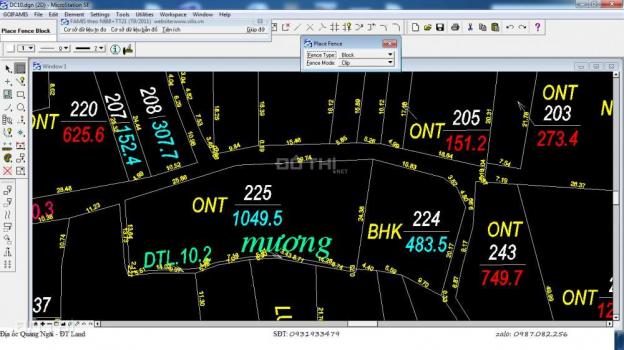 Đất ở đường bê tông 4m - Nghĩa Điền - Tư Nghĩa - dt: 1049,5 m2 8735744