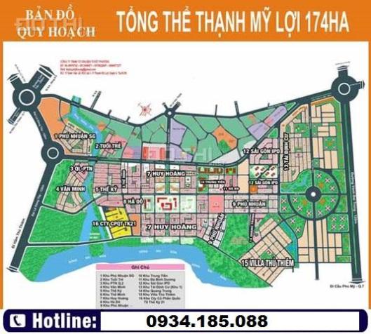 Cần chuyển nhượng lô C biệt thự dự án Huy Hoàng, ngay sau UBND Q2, sát sông SG, 15x20m giá 41 tr/m2 8742465