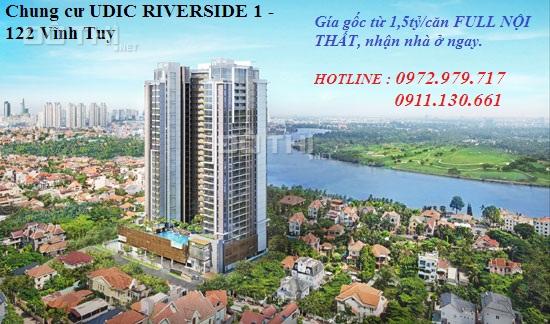 UDIC 122 Vĩnh Tuy - Bán căn 19B5 (66.71m2) - View trực diện sông Hồng, ban công Đông Nam 8747930