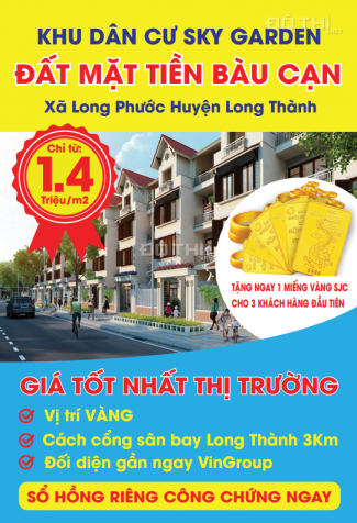 Bán đất liền kề khu TT thể thao, khu đô thị Vincom 450ha, mặt tiền 32m 8761693