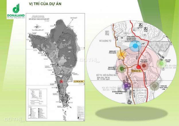Bán đất nền dự án tại dự án Donasea Villas, Phú Quốc, Kiên Giang, diện tích 100m2, giá 5 triệu/m2 8861303